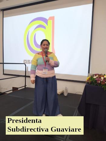 presidenta subdirectiva guaviare