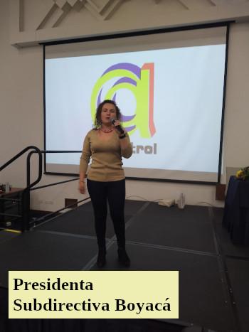 presidenta subdirectiva boyacá