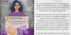 dia de la mujer mensaje ascontrol 2024