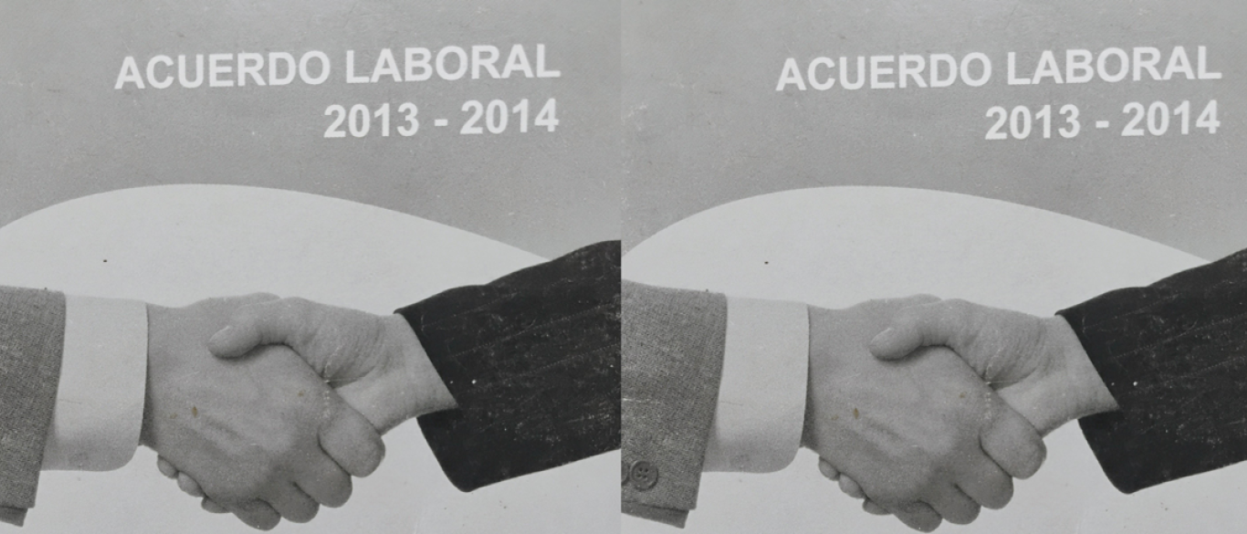 portada acuerdo laboral 2013 fragmento