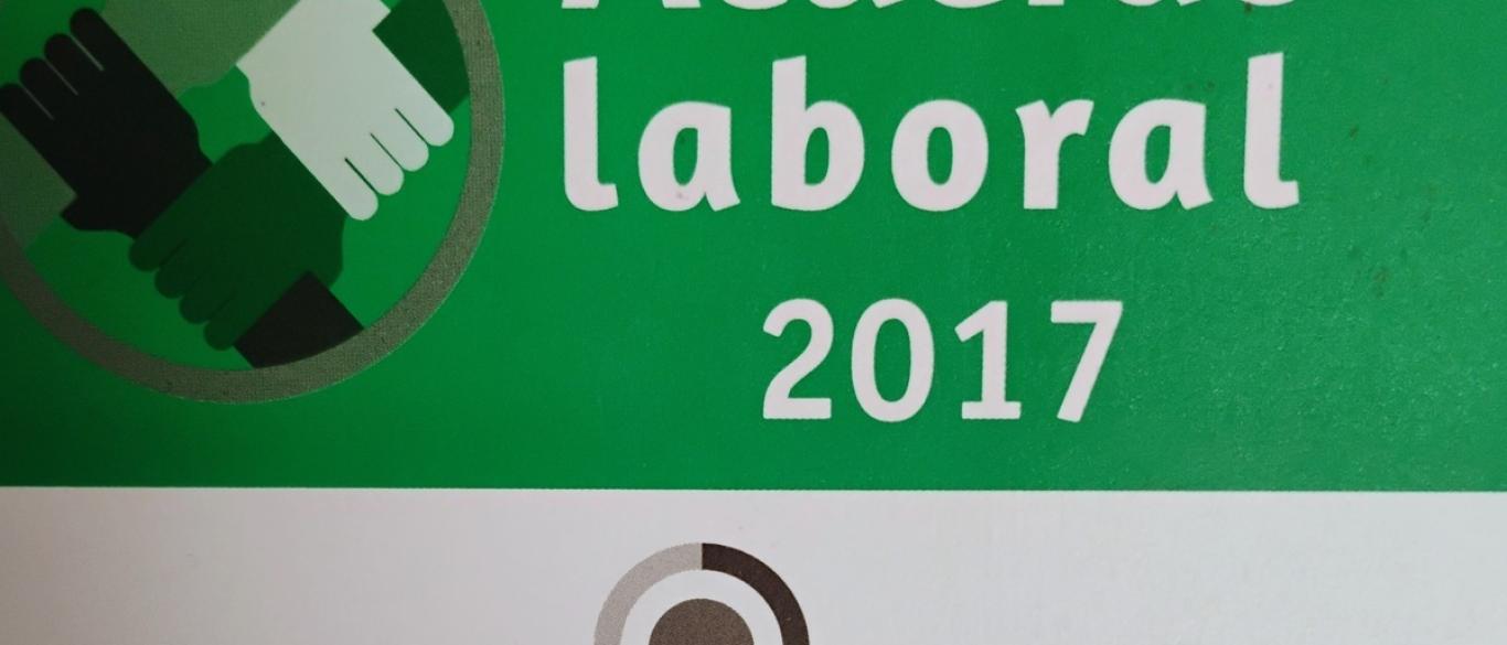 portada acuerdo laboral 2017 - fragmento