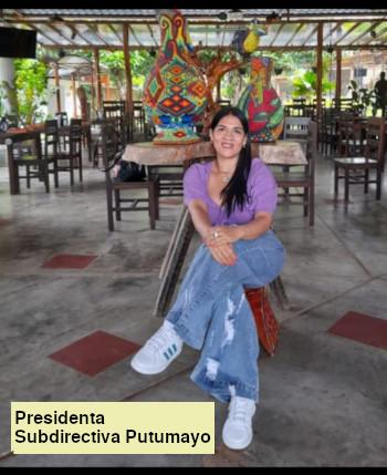 presidenta subdirectiva putumayo