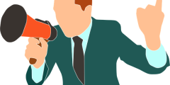 hombre-hablar-megafono